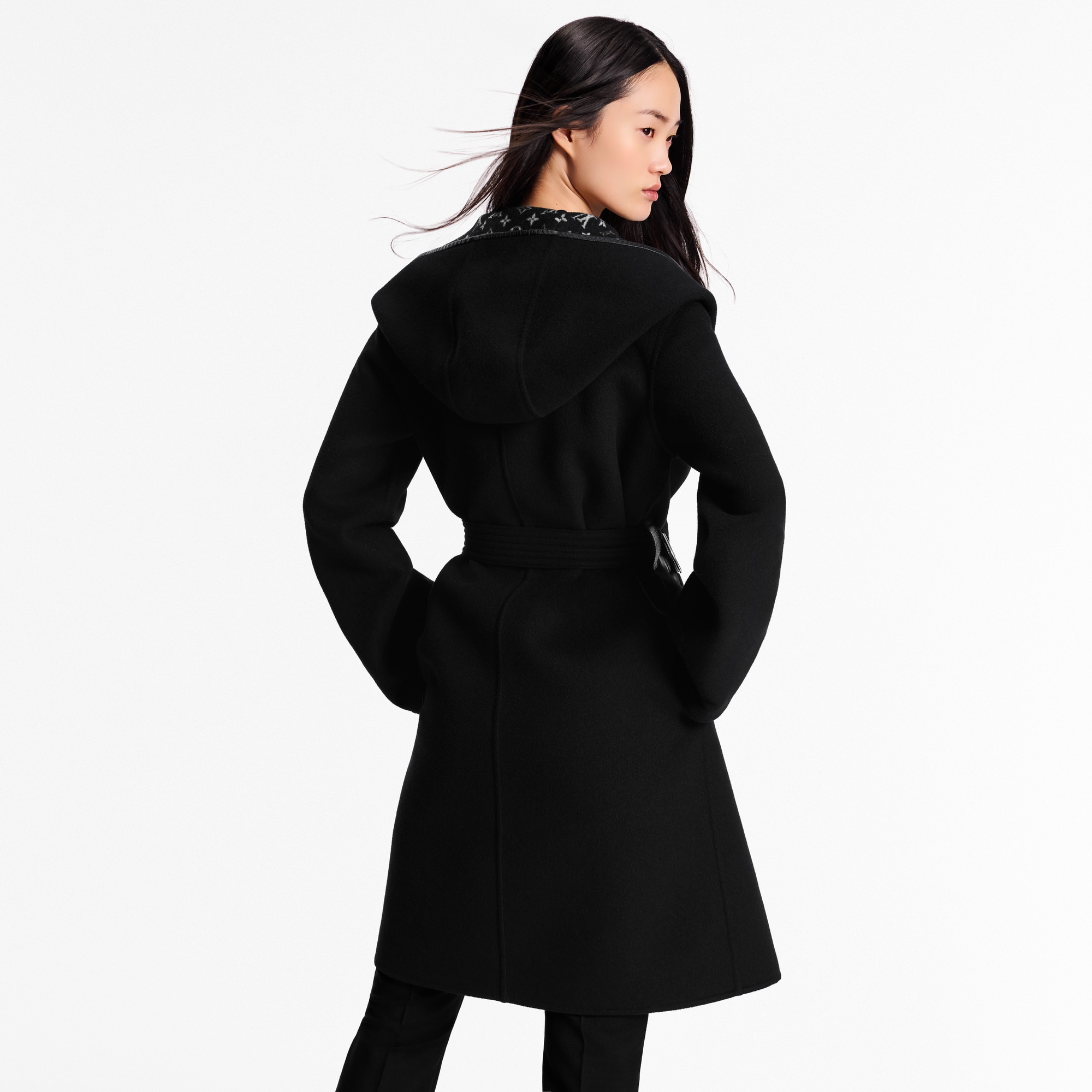 Hooded Wrap Coat - Ready to Wear | LOUIS VUITTON